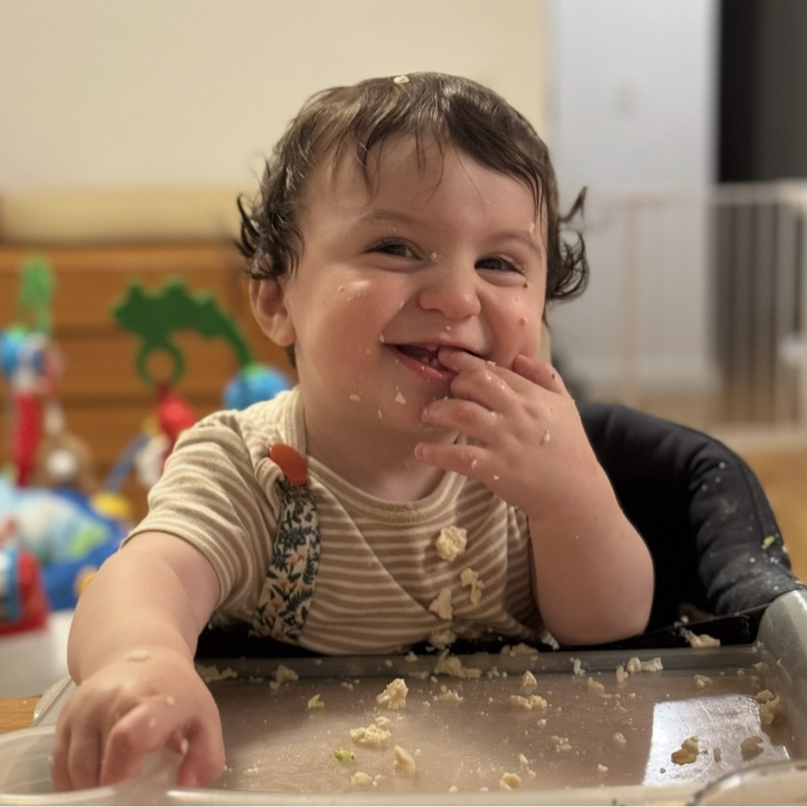 Gavi eating