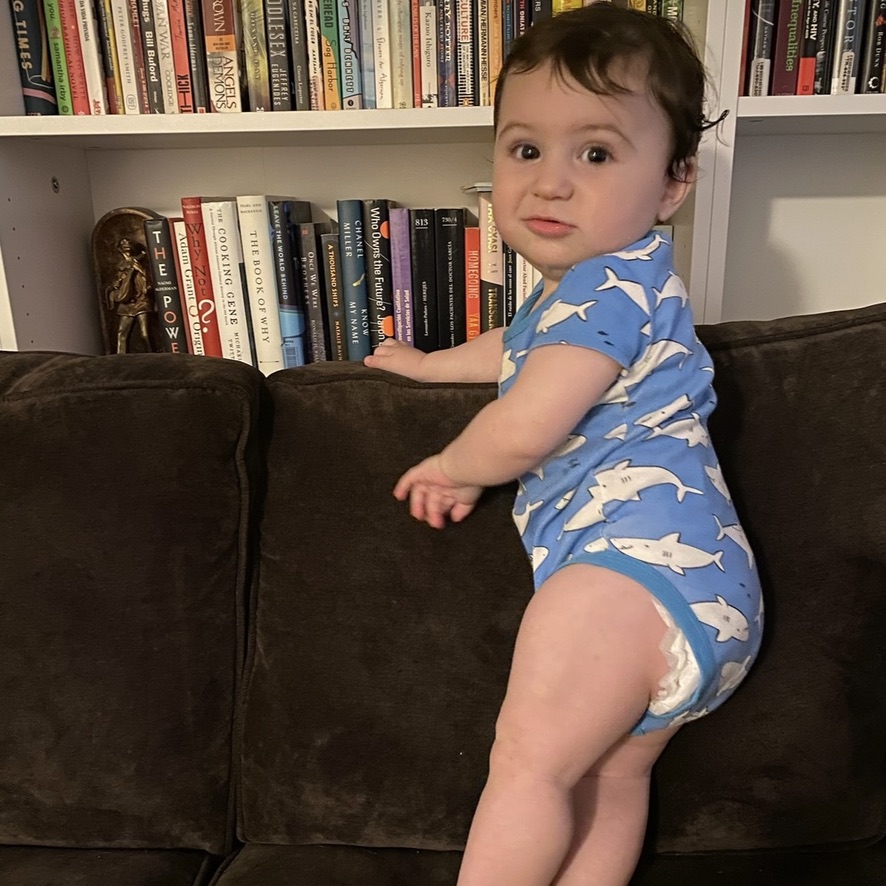 Gavi with books